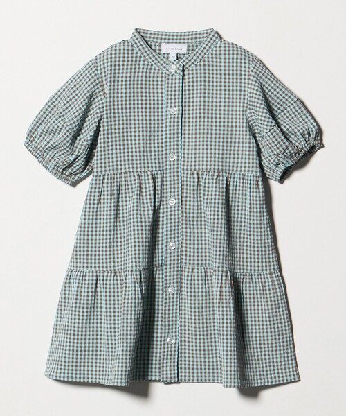 green label relaxing(グリーンレーベルリラクシング)の「チェック ワンピース / キッズ 100cm-130cm(ワンピース・キッズ・ネイビー/ライトブルー・130cm/110cm/100cm/120cm)」の4枚目の写真