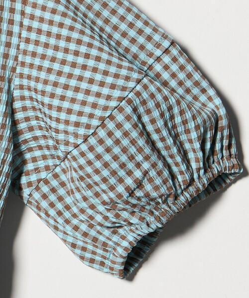 green label relaxing(グリーンレーベルリラクシング)の「チェック ワンピース / キッズ 100cm-130cm(ワンピース・キッズ・ネイビー/ライトブルー・130cm/110cm/100cm/120cm)」の7枚目の写真