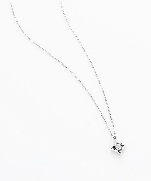 K10WG ダイヤモンド ネックレス（ネックレス）｜festaria bijou SOPHIA 