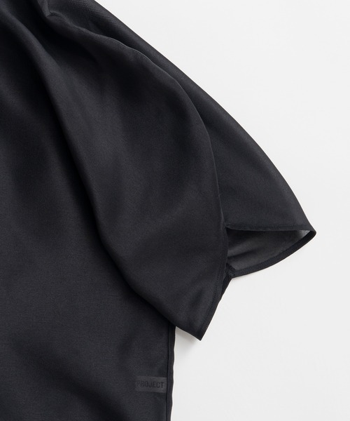PRANK PROJECT(プランクプロジェクト)の「【2026Summer Pre-Order】オーガンジーパフトップ / Organza Puff-Sleeve Top(シャツ/ブラウス・レディース・アイボリー/ブラック・FREE)」の14枚目の写真
