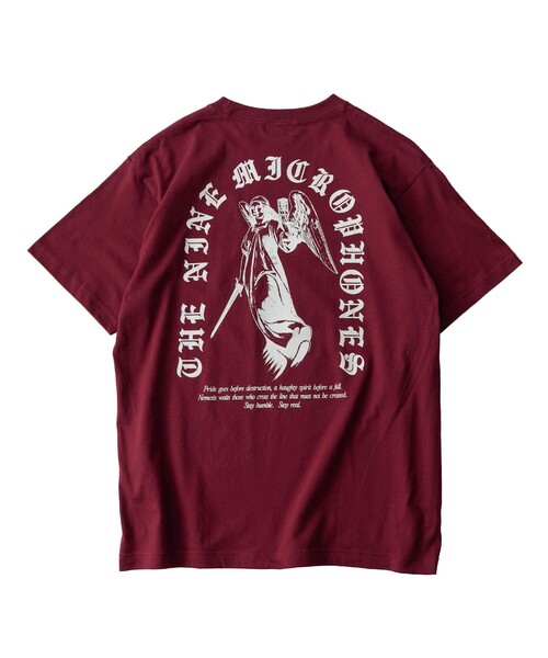 NineMicrophones(ナインマイクロフォンズ)の「NEMESIS TEE(Tシャツ/カットソー・メンズ・ブラック/バーガンディー/ホワイト・XX-LARGE/X-LARGE/LARGE/MEDIUM/SMALL)」の22枚目の写真