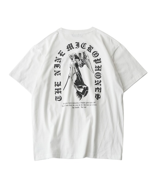 NineMicrophones(ナインマイクロフォンズ)の「NEMESIS TEE(Tシャツ/カットソー・メンズ・ブラック/バーガンディー/ホワイト・XX-LARGE/X-LARGE/LARGE/MEDIUM/SMALL)」の4枚目の写真