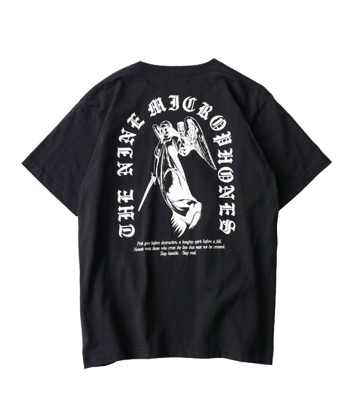 NineMicrophones(ナインマイクロフォンズ)の「NEMESIS TEE(Tシャツ/カットソー・メンズ・ブラック/バーガンディー/ホワイト・XX-LARGE/X-LARGE/LARGE/MEDIUM/SMALL)」の5枚目の写真
