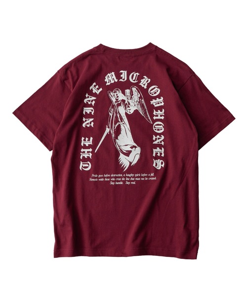NineMicrophones(ナインマイクロフォンズ)の「NEMESIS TEE(Tシャツ/カットソー・メンズ・ブラック/バーガンディー/ホワイト・XX-LARGE/X-LARGE/LARGE/MEDIUM/SMALL)」の6枚目の写真