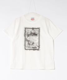 LA MARINE FRANCAISE | 【LA HUTTE】26/-天竺フラワープリントS/S TEE(Tシャツ/カットソー)
