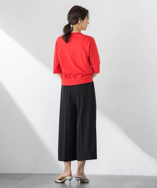 LAUTREAMONT(ロートレアモン)の「ツイミーツイルクロップドパンツ(その他パンツ・レディース・キャメル/ブラック・9号/11号)」の8枚目の写真