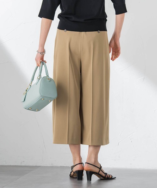 LAUTREAMONT(ロートレアモン)の「ツイミーツイルクロップドパンツ(その他パンツ・レディース・キャメル/ブラック・9号/11号)」の5枚目の写真