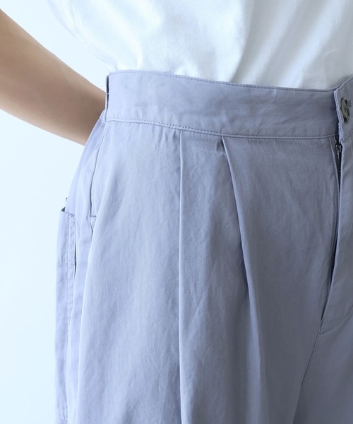 yuni(ユニ )の「△hightwist cotton producte dye highwaist cocoon pants(スラックス・レディース・チャコールグレー/グレー・FREE)」の18枚目の写真