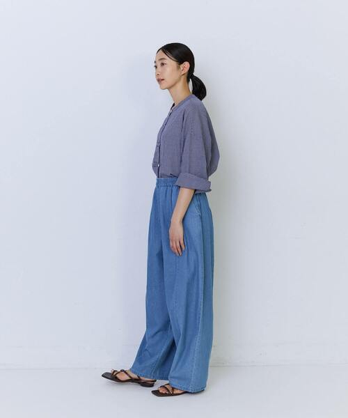 ADIEU TRISTESSE(アデュートリステス)の「4.8ozデニムバレルレッグパンツ(その他パンツ・レディース・インディゴブルー/ライトインディゴブルー・38)」の4枚目の写真