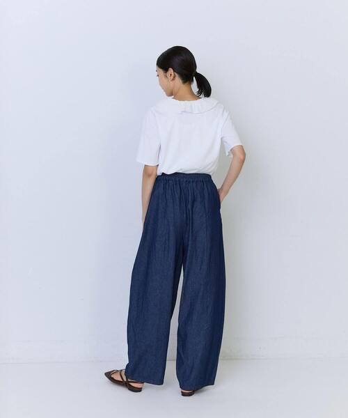 ADIEU TRISTESSE(アデュートリステス)の「4.8ozデニムバレルレッグパンツ(その他パンツ・レディース・インディゴブルー/ライトインディゴブルー・38)」の11枚目の写真