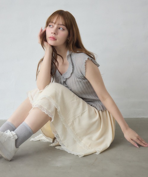 アシンメトリーデザインスカート（スカート）｜Siel（シエル）の