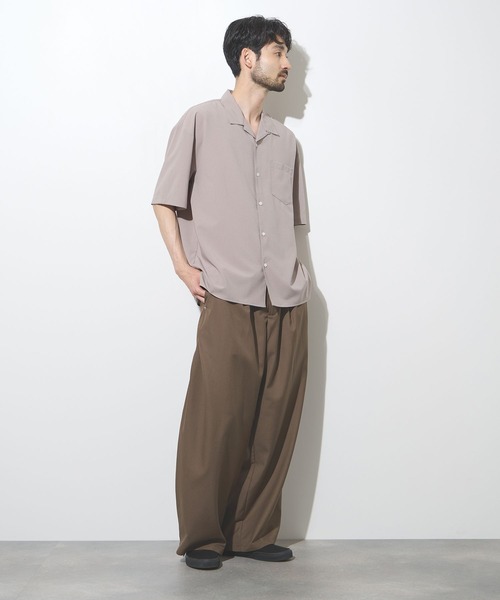 URBAN COLLECTION(アーバンコレクション)の「【URBANCOLECTION/リアルスタンダード】 ツイルタックカーブスラックス ルーズシルエットパンツ(スラックス・メンズ・グレー/ブラック/ブラウン・S/M/L/XL)」の21枚目の写真