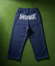 JFA STORE（ジェイエフエーストア）の「【JFA STORE】 スウェットロングワイドパンツ SAMURAI BLUE Nippon カリグラフィーロゴ ワイドシルエット（スウェットパンツ）」