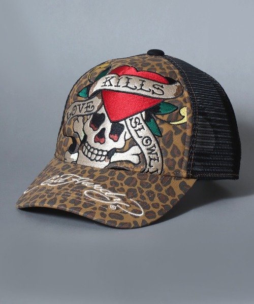Ed Hardy/エド・ハーディー メッシュキャップ 帽子 レディース メンズ