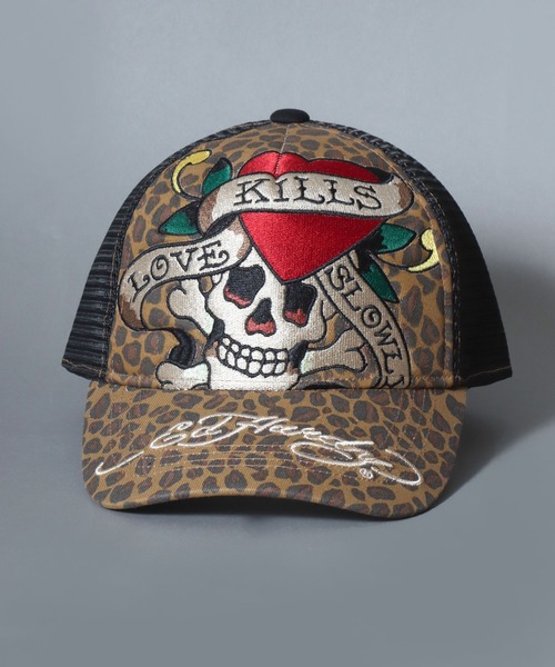 セール】Ed Hardy/エド・ハーディー メッシュキャップ 帽子 レディース