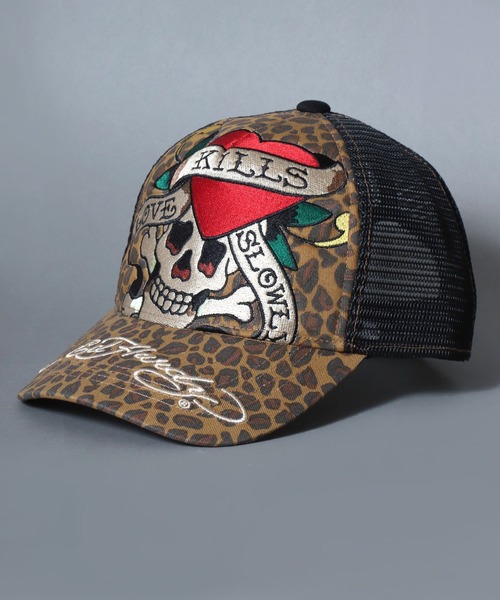 Ed Hardy/エド・ハーディー メッシュキャップ 帽子 レディース メンズ