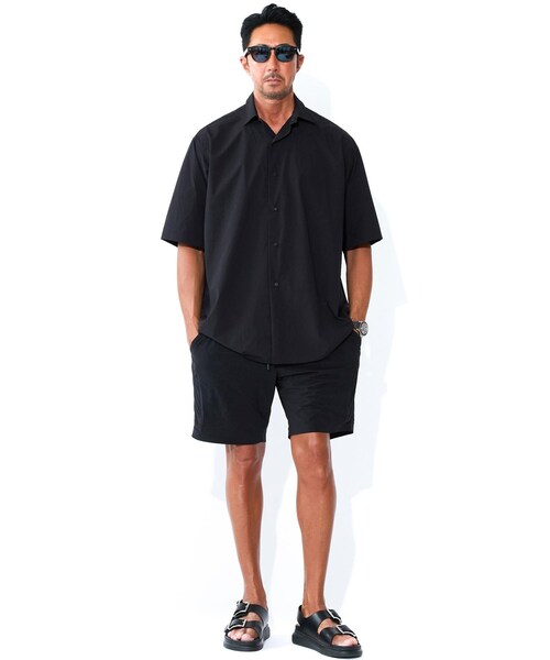 DRESSTERIOR(ドレステリア)の「【干場義雅×K-3B×DRESSTERIOR/再入荷/ウォッシャブル】ストレッチハーフパンツ(その他パンツ・メンズ・ブラック・85/82/79/76)」の2枚目の写真