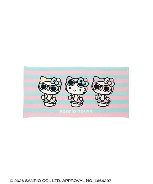 SUMMER BEACH CLUB】ビーチタオル（タオル）｜sanrio house（サンリオ