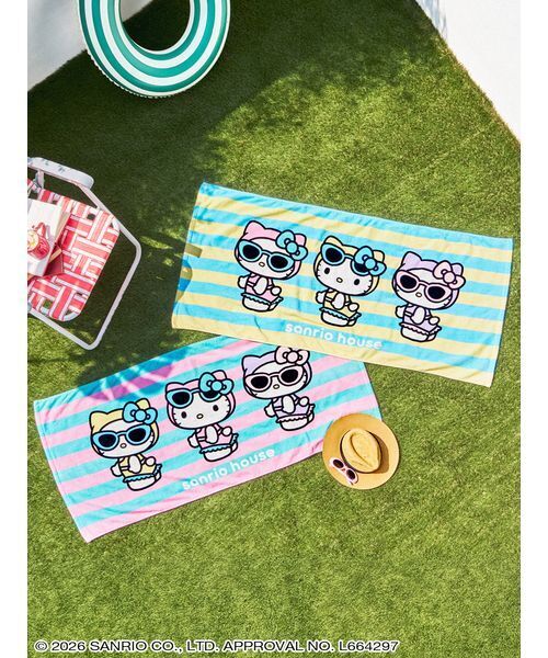 SUMMER BEACH CLUB】ビーチタオル（タオル）｜sanrio house（サンリオ