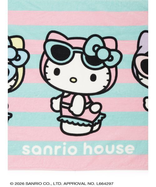 SUMMER BEACH CLUB】ビーチタオル（タオル）｜sanrio house（サンリオ