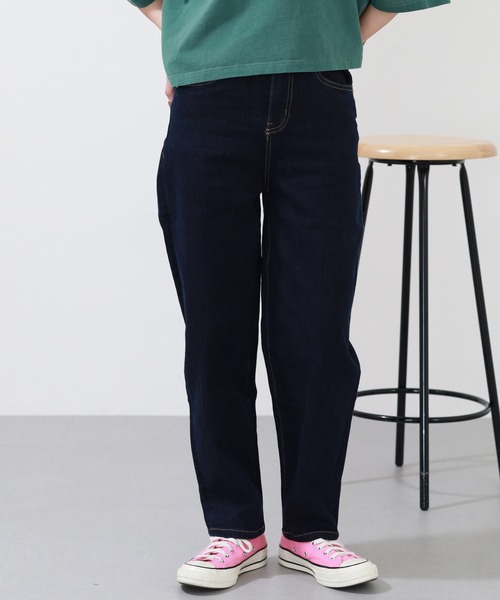 OMNES(オムネス)の「ストレッチデニム バルーンパンツ(デニムパンツ・レディース・ワンウォッシュ/ブラック系・WOMENS S)」の8枚目の写真