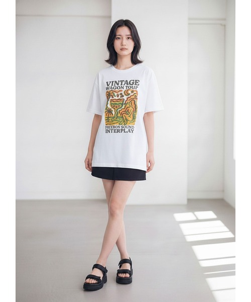 INTERPLAY(インタープレイ)の「【INTERPLAY】70s Art S/S Tee Shirt(Tシャツ/カットソー・メンズ・ホワイト/ナチュラル・MEDIUM/X-LARGE)」の10枚目の写真