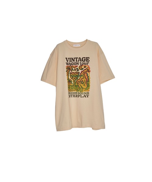 INTERPLAY(インタープレイ)の「【INTERPLAY】70s Art S/S Tee Shirt(Tシャツ/カットソー・メンズ・ホワイト/ナチュラル・MEDIUM/X-LARGE)」の8枚目の写真