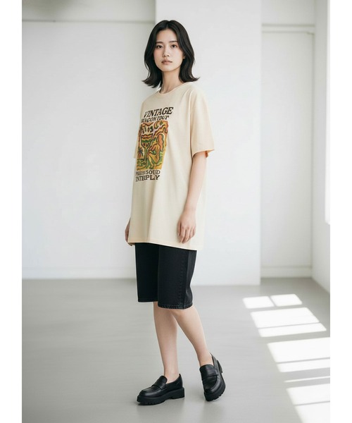 INTERPLAY(インタープレイ)の「【INTERPLAY】70s Art S/S Tee Shirt(Tシャツ/カットソー・メンズ・ホワイト/ナチュラル・MEDIUM/X-LARGE)」の4枚目の写真