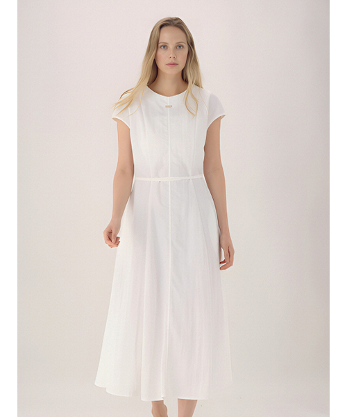 ACUD(アクド)の「Cap Sleeve Strap Dress _White(ワンピース・レディース・オフホワイト・FREE)」の3枚目の写真