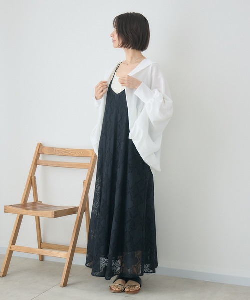 KATHARINE ROSS(キャサリンロス)の「ドルマンボレロカーディガン(カーディガン/ボレロ・レディース・ブラック/ホワイト・FREE)」の15枚目の写真
