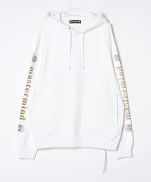 METALLIC SKULL ZIP UP HOODIE