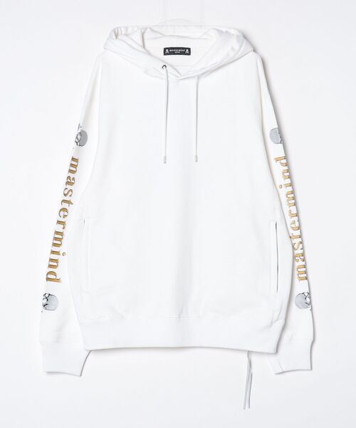 mastermind JAPAN(マスターマインド)の「METALLIC SKULL ZIP UP HOODIE(パーカー・メンズ・グレー系その他/ホワイト/ブラック・XL)」の1枚目の写真
