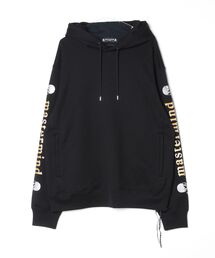 METALLIC SKULL ZIP UP HOODIE