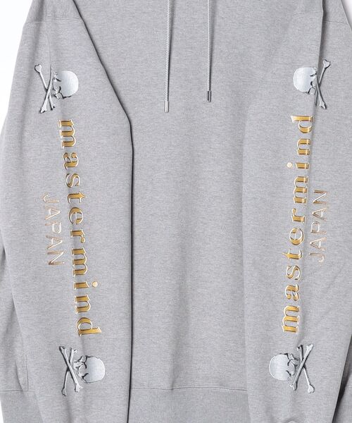 mastermind JAPAN(マスターマインド)の「METALLIC SKULL ZIP UP HOODIE(パーカー・メンズ・グレー系その他/ホワイト/ブラック・XL)」の6枚目の写真