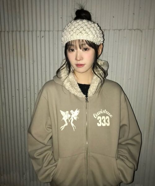 LUVISTRUE(ラヴイズトゥルー)の「EV FAIRY FUR HOOD ZIP UP(BEIGE)(パーカー・レディース・その他・FREE)」の8枚目の写真