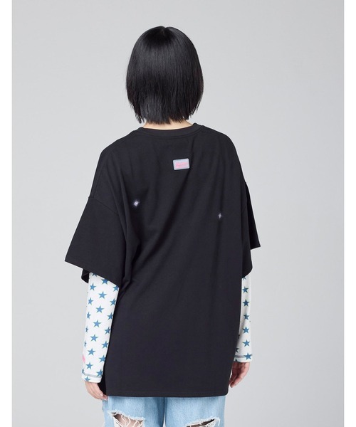 Little sunny bite(リトルサニーバイト)の「【8】【it】【Little Sunny Bite】big tee(Tシャツ/カットソー・レディース・ピンク/ブラック・MEDIUM)」の11枚目の写真