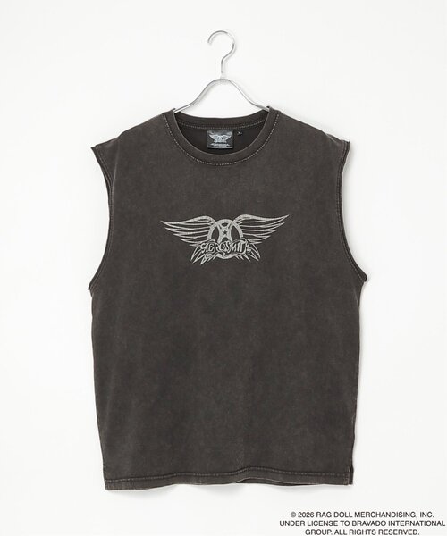 VENCEEXCHANGE(ヴァンスエクスチェンジ)の「「Aerosmith エアロスミス」ノースリT バンドT(タンクトップ・メンズ・ホワイト/ブラック・L/LL/M)」の14枚目の写真