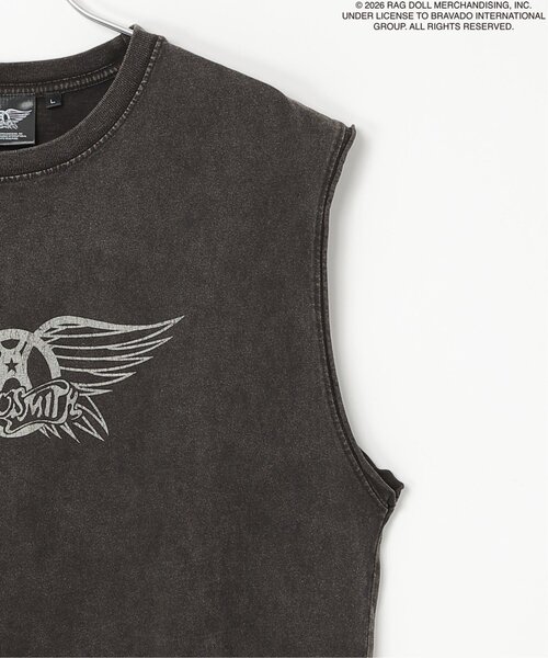 VENCEEXCHANGE(ヴァンスエクスチェンジ)の「「Aerosmith エアロスミス」ノースリT バンドT(タンクトップ・メンズ・ホワイト/ブラック・L/LL/M)」の16枚目の写真