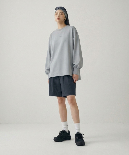 SLOUPLAY(スロープレイ)の「ピンタックバミューダショーツ(ダークネイビー)(その他パンツ・レディース・その他・FREE/LARGE)」の3枚目の写真