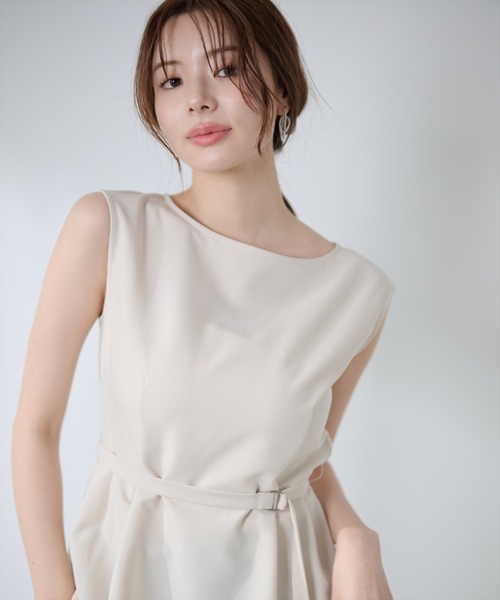 AND COUTURE(アンドクチュール)の「イレヘムタックペプラムブラウス(シャツ/ブラウス・レディース・ブラウン/ブラック/ベージュ・FREE)」の22枚目の写真