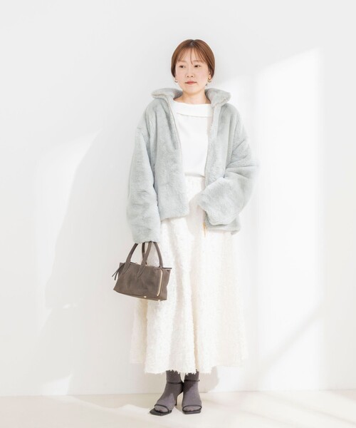 NOLLEY’S Sophi(ノーリーズソフィ)の「【TATRAS/タトラス】BARBRA(ブルゾン・レディース・ミント/ダークブラウン・1)」の3枚目の写真