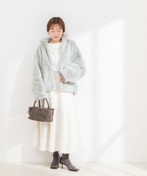 NOLLEY’S Sophi(ノーリーズソフィ)の「【TATRAS/タトラス】BARBRA(ブルゾン・レディース・ミント/ダークブラウン・1)」の8枚目の写真