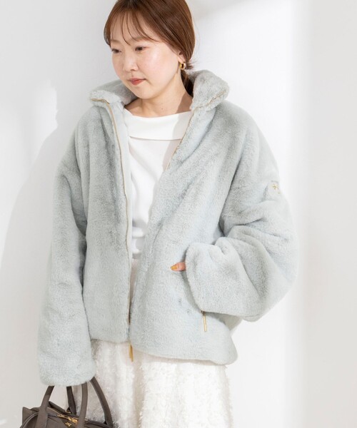 NOLLEY’S Sophi(ノーリーズソフィ)の「【TATRAS/タトラス】BARBRA(ブルゾン・レディース・ミント/ダークブラウン・1)」の9枚目の写真