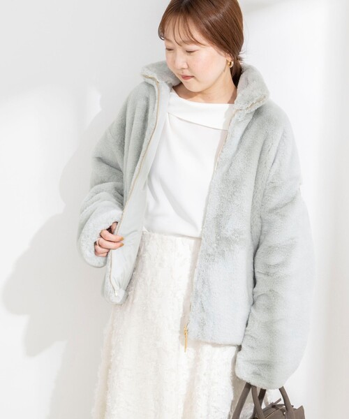 NOLLEY’S Sophi(ノーリーズソフィ)の「【TATRAS/タトラス】BARBRA(ブルゾン・レディース・ミント/ダークブラウン・1)」の12枚目の写真