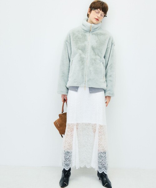 NOLLEY’S Sophi(ノーリーズソフィ)の「【TATRAS/タトラス】BARBRA(ブルゾン・レディース・ミント/ダークブラウン・1)」の18枚目の写真
