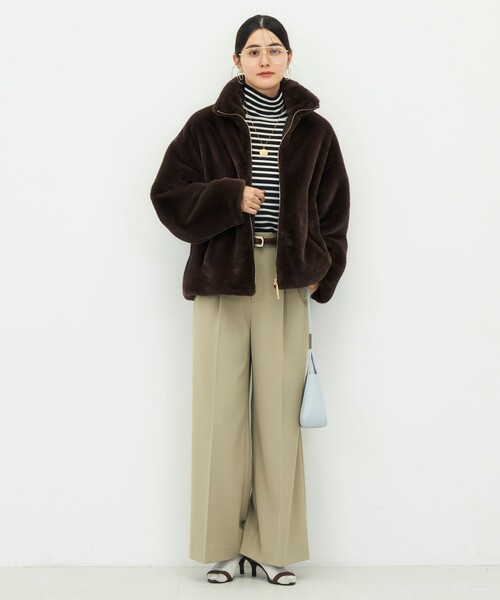 NOLLEY’S Sophi(ノーリーズソフィ)の「【TATRAS/タトラス】BARBRA(ブルゾン・レディース・ミント/ダークブラウン・1)」の21枚目の写真