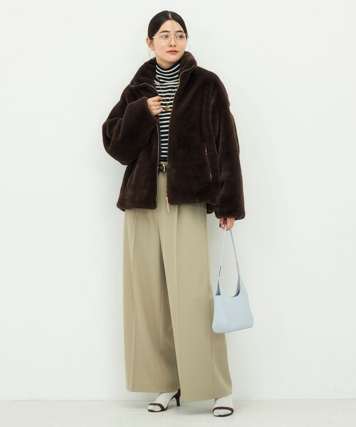 NOLLEY’S Sophi(ノーリーズソフィ)の「【TATRAS/タトラス】BARBRA(ブルゾン・レディース・ミント/ダークブラウン・1)」の22枚目の写真