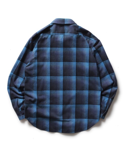 ROTAR(ローター)の「Shaggy Ombre Work Shirt(シャツ/ブラウス・メンズ・ブルー/グリーン/ブラック・X-LARGE/LARGE/MEDIUM)」の11枚目の写真