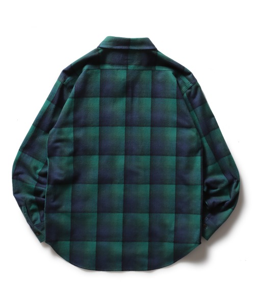 ROTAR(ローター)の「Shaggy Ombre Work Shirt(シャツ/ブラウス・メンズ・ブルー/グリーン/ブラック・X-LARGE/LARGE/MEDIUM)」の12枚目の写真
