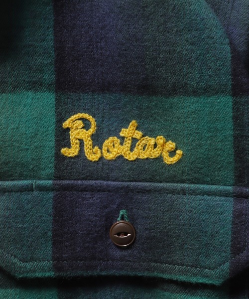 ROTAR(ローター)の「Shaggy Ombre Work Shirt(シャツ/ブラウス・メンズ・ブルー/グリーン/ブラック・X-LARGE/LARGE/MEDIUM)」の16枚目の写真